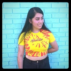 ❤SOLD❤Cheetos crop top shirt